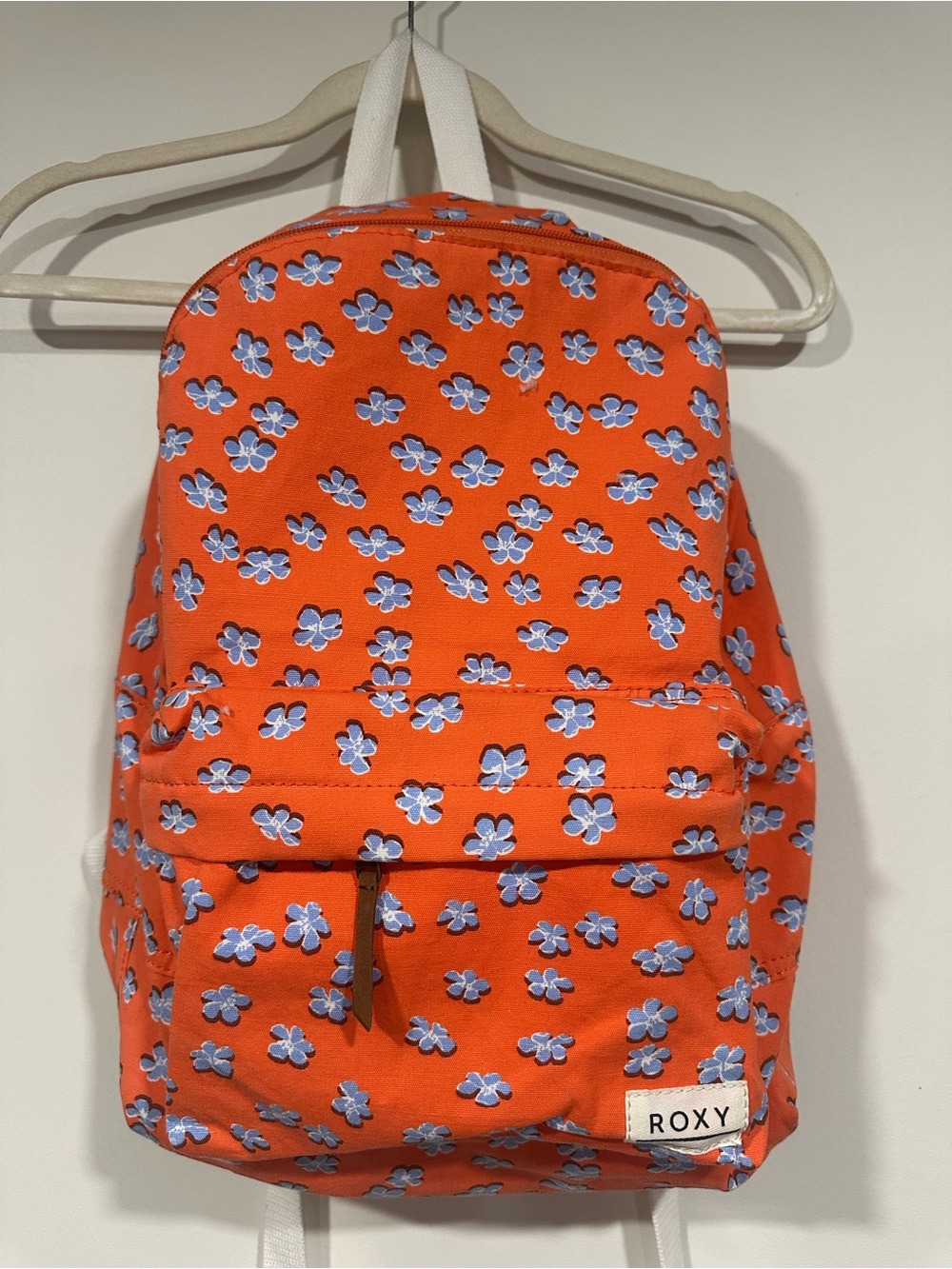 NWOT Roxy Sugar Baby Canvas Backpack in Tiger Lily Flower Rain
